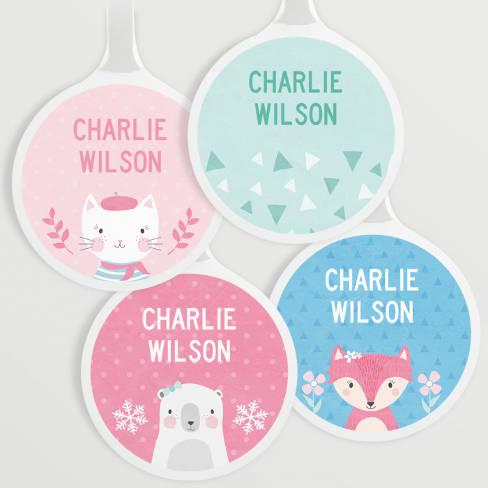 Personalised Bag Tags 4pk